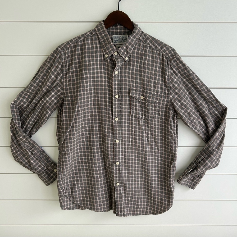 Lucky Brand Brown Casual Button Down Shirt